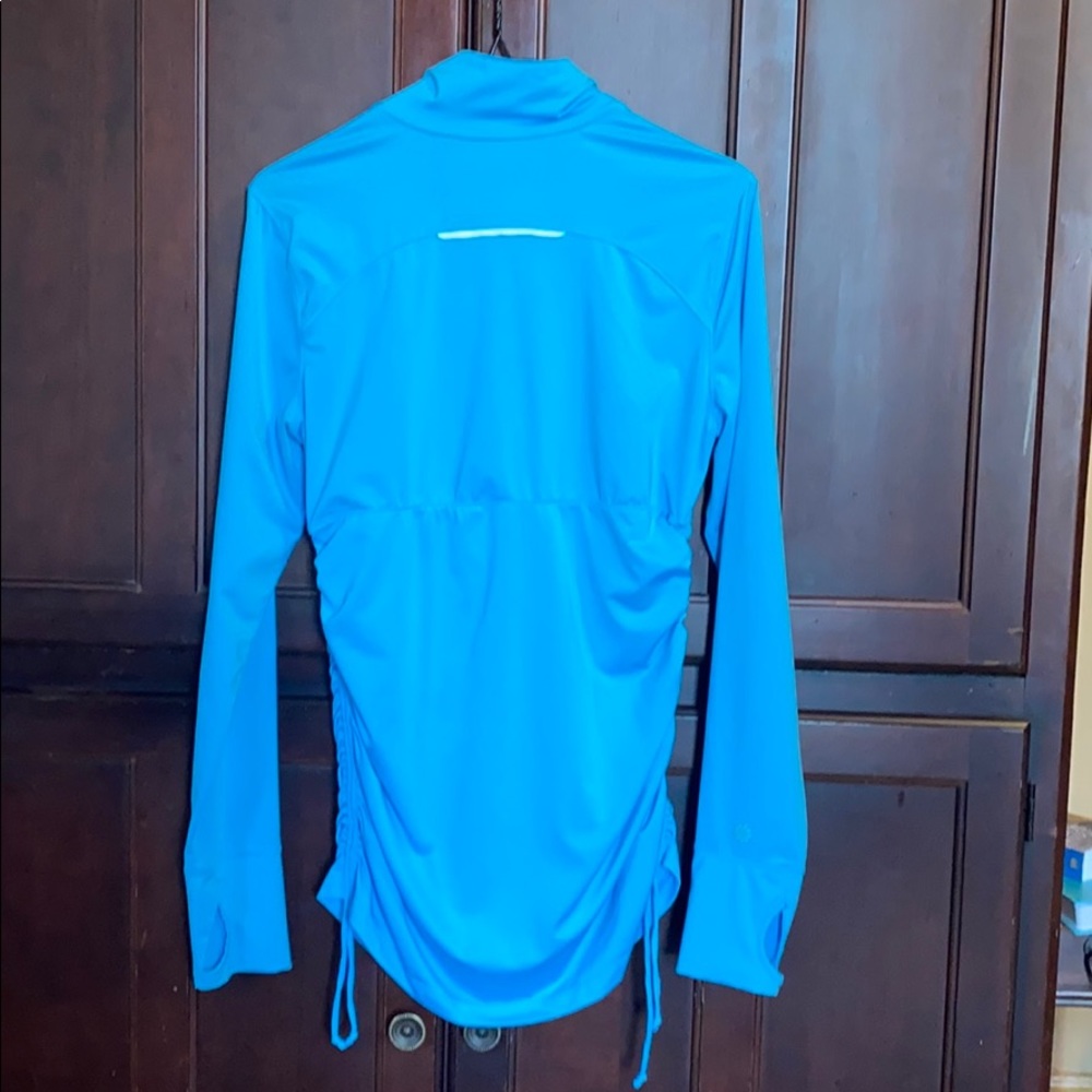 Athleta 1/4 zip aqua pullover medium - Picture 2 of 5